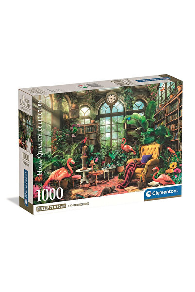 Colorate Colorat Library Seră 1000 buc Compact Puzzle Clementoni