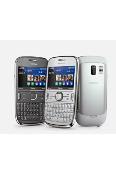 Generic هاتف N. Asha 302 الأصلي غير مقفل بتقنية 3G وواي فاي وكاميرا 3 ميجابكسل ولوحة مفاتيح QWERTY