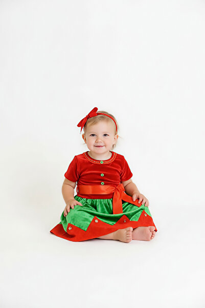 OEM Little girl's elf dress Christmas party Ideea Atelier