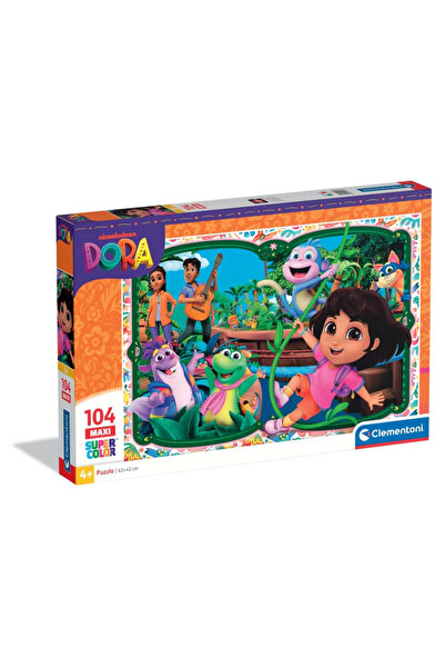 Dora the Explorer Dora Exploratoarea Forest Puzzle maxi Clementoni 104 bucăți