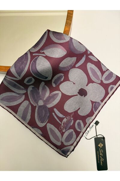 Silk Home Gülizar Pattern Twill Silk Scarf
