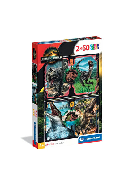 JURASSIC WORLD Danger Zone Puzzle Clementoni 2x60 de piese