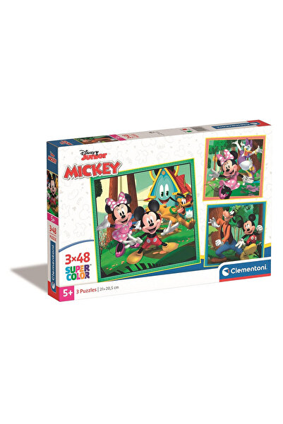 Mickey Mouse Disney Mickey Clubhouse 3x48 buc puzzle Clementoni