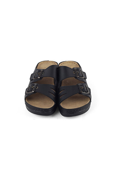 M Miel Women's Orthopedic Double Strap Buckle Comfortable House Slippers