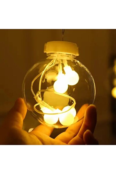 Generic Charming decorative lighting for events - LED string lights with transparent hanging balls (light curtain) for bedrooms and parties