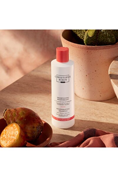 christophe robin Regenerating Shampoo with Prickly Pear Oil, 16.9 Ounce