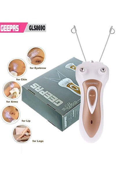 Geepas Professional women's hair removal machine for face and all body parts, rechargeable, smooth face GLS8690