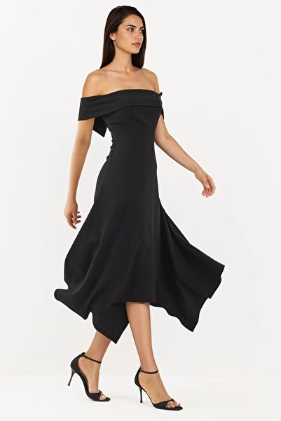 Hiccup Відкриті плечі, А-силует, довга сукня