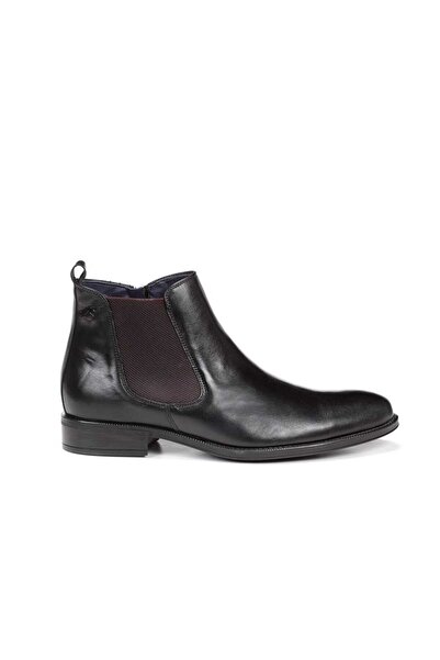 Fluchos Μπότες Heracles σε μαύρο δέρμα