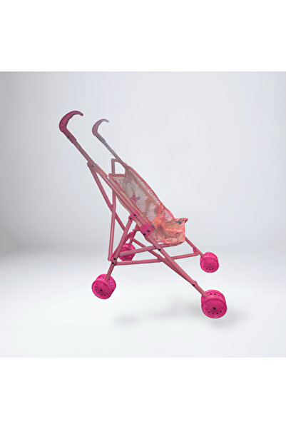 Universul Jucăriilor Foldable doll stroller – pink with Printed