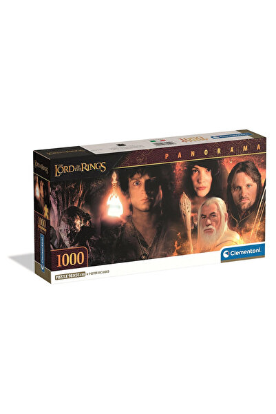 CLEMENTONI Lord of the Rings Compact Panorama Puzzle 1000 Pieces