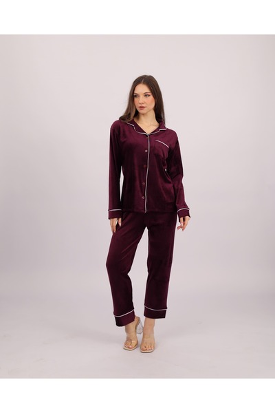 Clyfora Velvet Modal Pajama Set