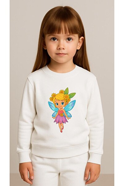 playwear Παιδικό Φούτερ με στάμπα Butterfly Barbie για Κορίτσια και Αγόρια, μ...