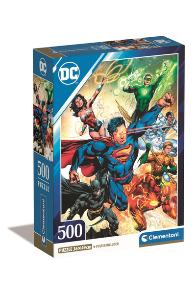 Justice League Liga Dreptății In Action Puzzle Clementoni de 500 de piese