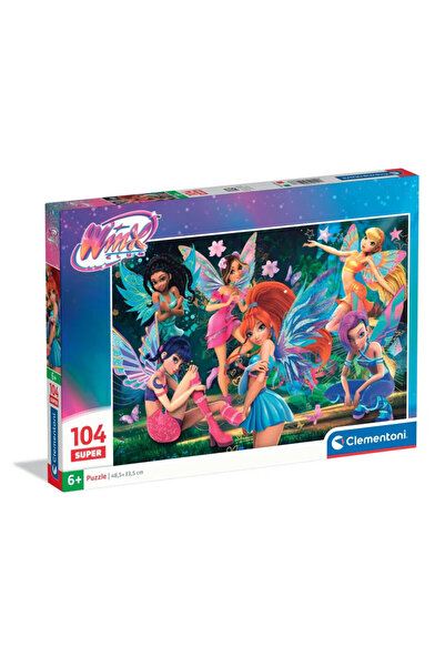 winx club Mystical Puzzle Super Clementoni de 104 piese