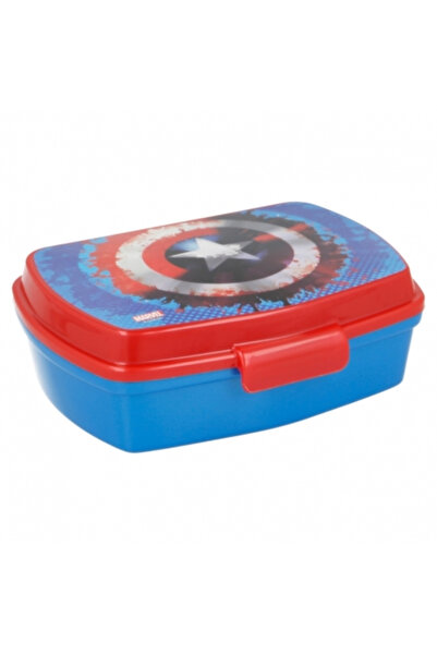 Stor Cutie sandwich cu iconiță Căpitan America