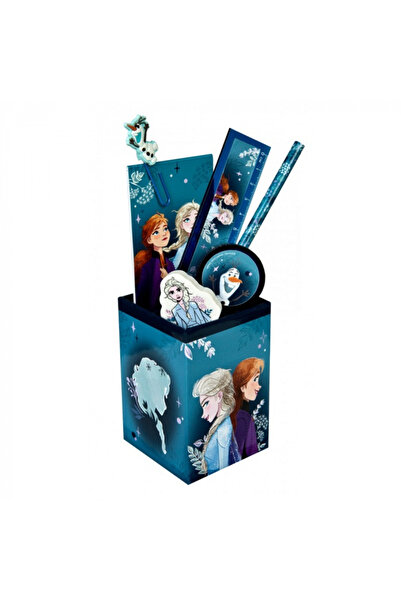 Frozen Set of 7 stationery, metallic, 24.5 x 14 x 7 cm