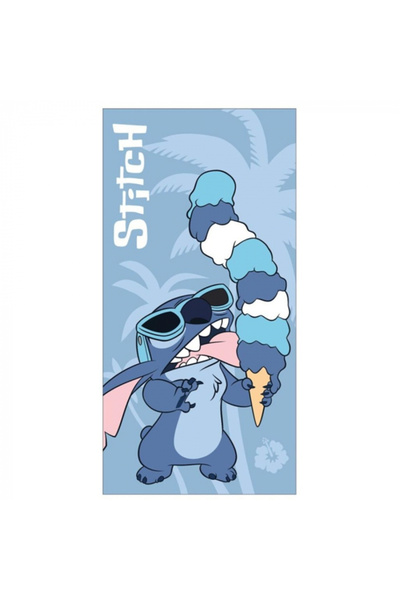 Lilo & Stitch Polyester towel Ice Cream fast dry, 140 x 70 cm