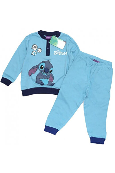 Lilo & Stitch Pijamale cu mânecă lungă din bumbac