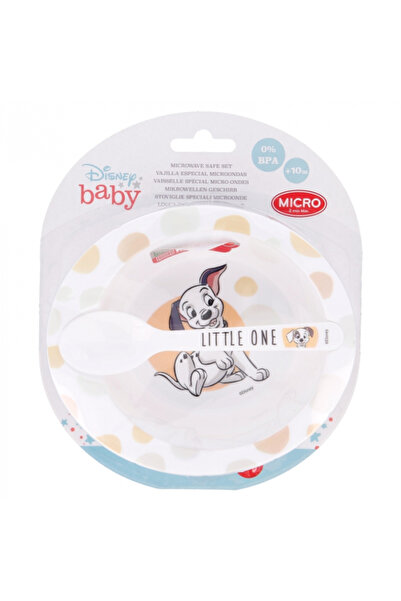 Disney 2-piece breakfast set, bowl and spoon, 101 Dalmatians Baby