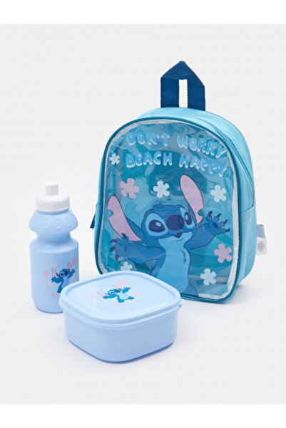 Lilo & Stitch Set rucsac, cutie de prânz și sticlă Stitch