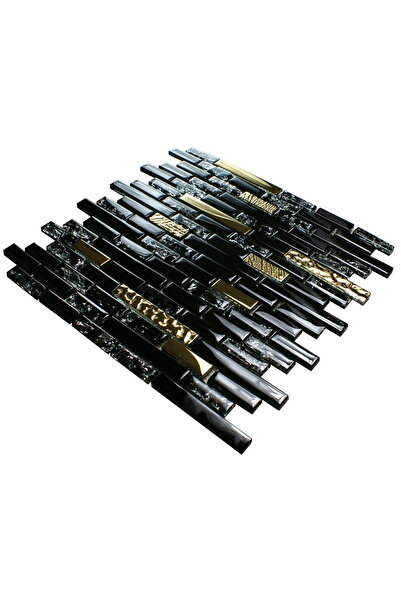 Englass Black glass mosaic "ALISEDA GLAMOUR" Glass tile for kitchen and bathroom