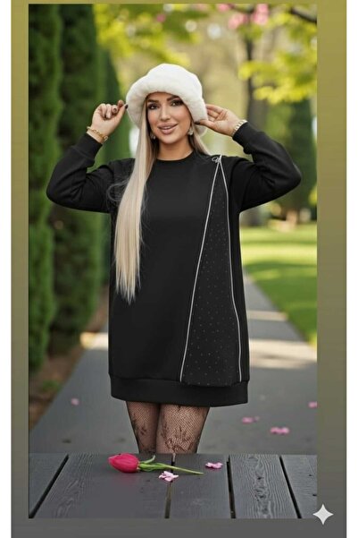 azram Tunic with Zipper and Bag Detail, Suitable for Muslim Women.