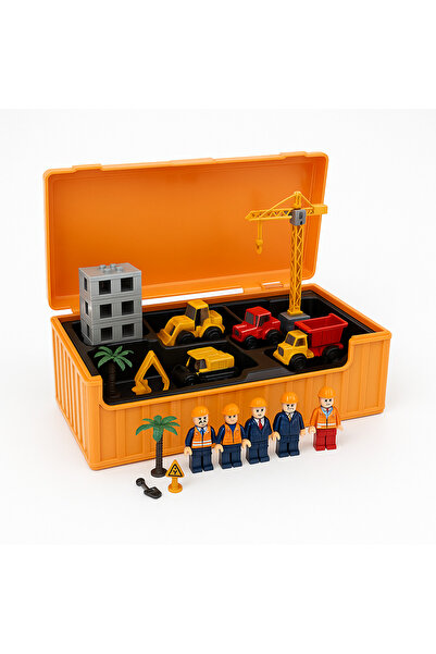 OEM Set de jucării seria Camioane de șantier – Cutie tip container, Vehicule ...