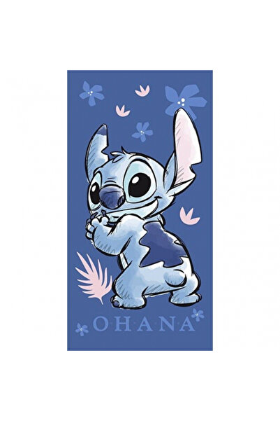 Disney Stitch Ohana microfiber beach towel, 140 x 70 cm