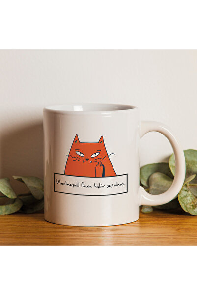 Kırtasiye Ofisi Remember Nothing Ever Happens to Me Printed White Mug