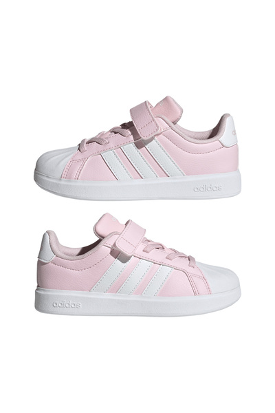 adidas Streettalk El C Clpinkwhtgretwo Κοριτσίστικα ροζ casual παπούτσια για κορίτσια LS SHOES