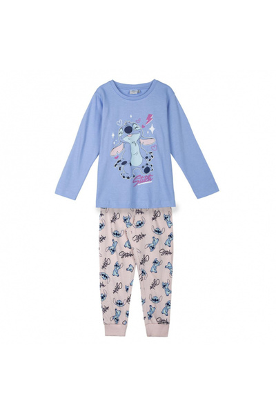 Lilo & Stitch pijamale cu mânecă lungă din bumbac