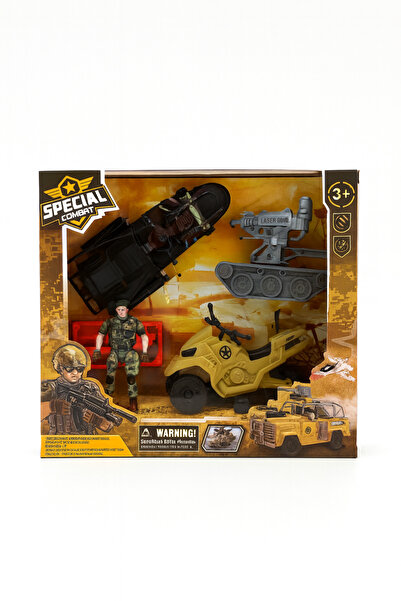 OEM Set de jucării militare speciale de luptă 27x23 cm – Vehicule, soldat și ...