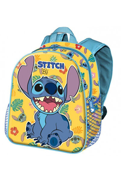 Stitch Σακίδιο Σακίδιο πλάτης Νηπιαγωγείου 3D Grumpy Stitch, 31 εκ.