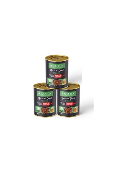 Agora Hrană premium pentru câini la conservă cu carne de vită 3x800g, fără cereale