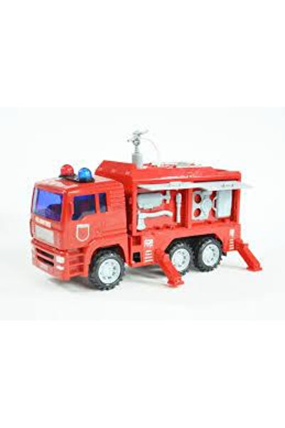tga Fire truck with accessories and water cannon, 25 cm