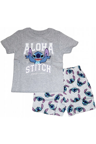 Lilo & Stitch Short-sleeved cotton pajamas, Stitch Aloha