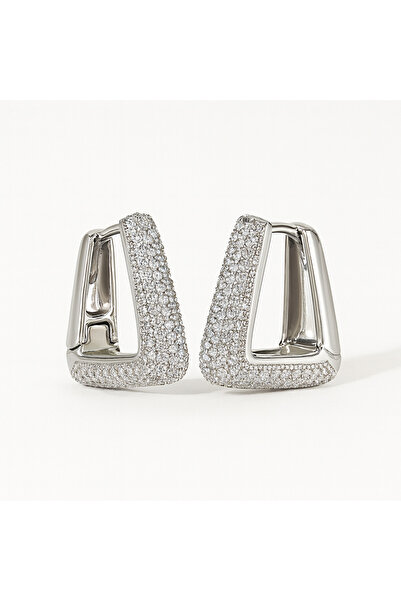 Teo ZİRKON TAŞLI ÇELİK KÜPE