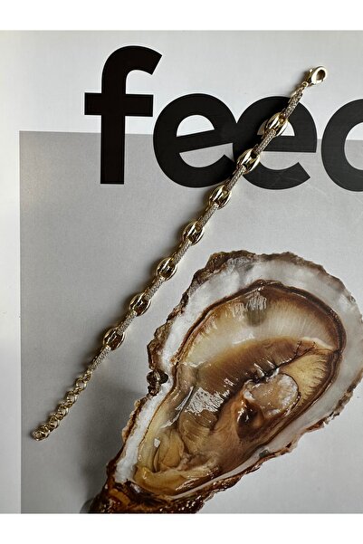 Lika taşlı çelik almond bileklik