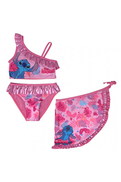 Lilo & Stitch Costum baie 2 piese cu sarong,