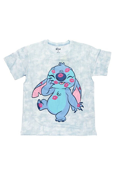 Lilo & Stitch Tricou cu maneca scurta pentru femei din bumbac Disney
