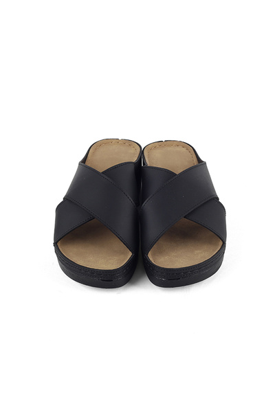 M Miel Women's Orthopedic Sole Comfortable Cross Strap House Slippers Slippers