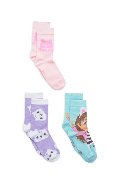 Gabby's Dollhouse Комплект 3 perechi sosete