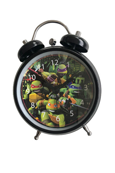 NINJA TURTLES desk alarm clock 10 cm