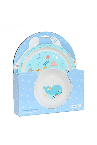 safta Ocean 4-piece plastic breakfast set