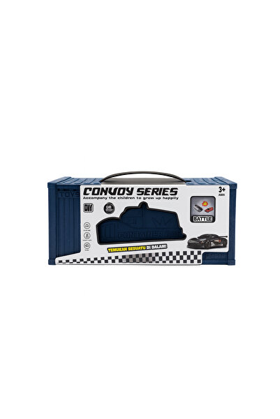 BaoBao Set de jucării pentru camioane – Vagon container seria Convoy, 23x10 c...