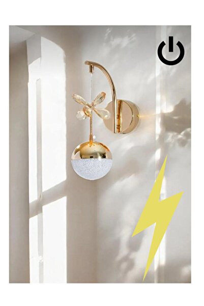 Akgül Gold Tek Top Elektrikli Kelebek Figürlü 3 Renk Aplik