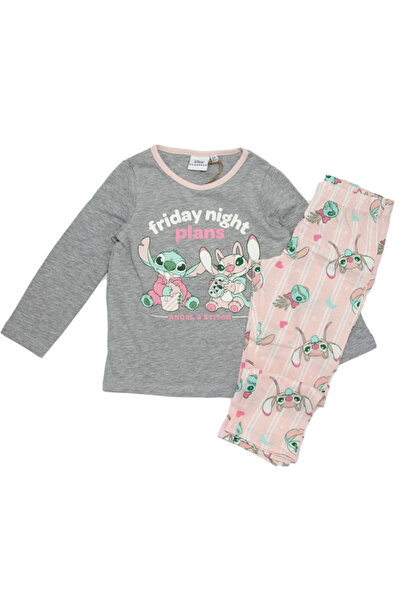 Lilo & Stitch Pijama bumbac, 2 piese, maneca lunga Friday Night
