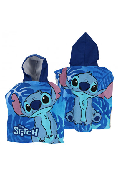 Lilo & Stitch Prosop poncho din microfibră cu uscare rapidă, 50 x 100 cm