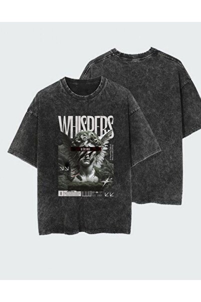 DEEFWEAR Τυπωμένο πλενόμενο αντίκα Unisex T-shirt